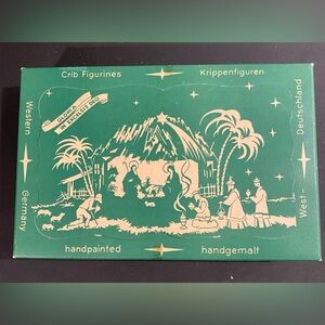 Vintage German Made Nativity Figurines